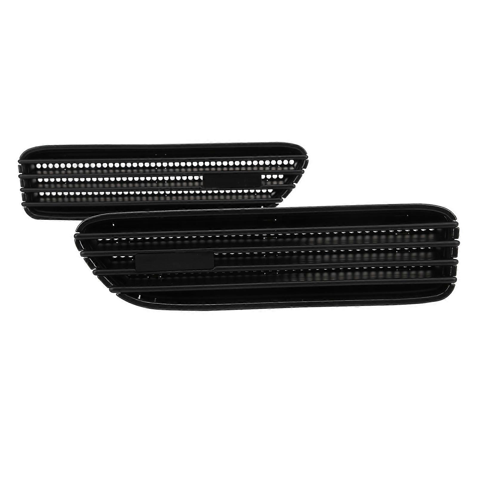2PCS Side Air Vent Trim ABS for M Style Accessories Replacement for E46 / E90 M3Matte Black