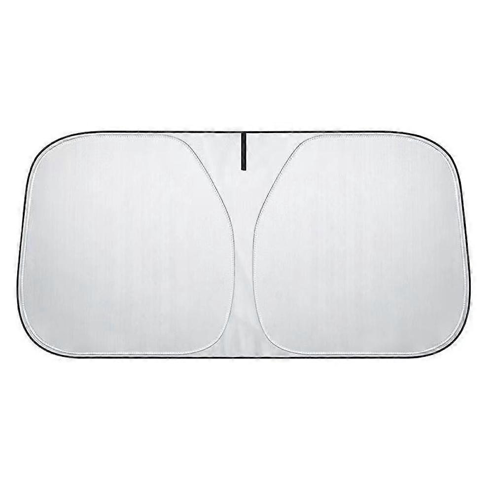 Windshield Visor, Car Visor Front Windshield, UV Visor, Titanium Silver Opaque, Size 145X70CM
