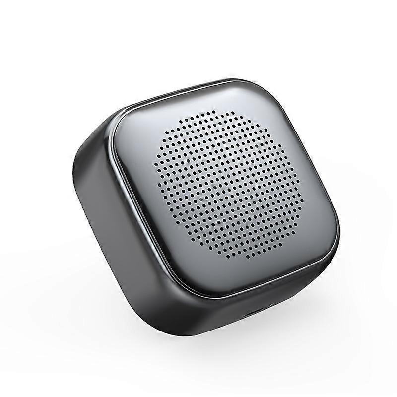 Portable Bluetooth Speaker with Custom Bass Radiator Brief Design Perfect Mini Speaker Black