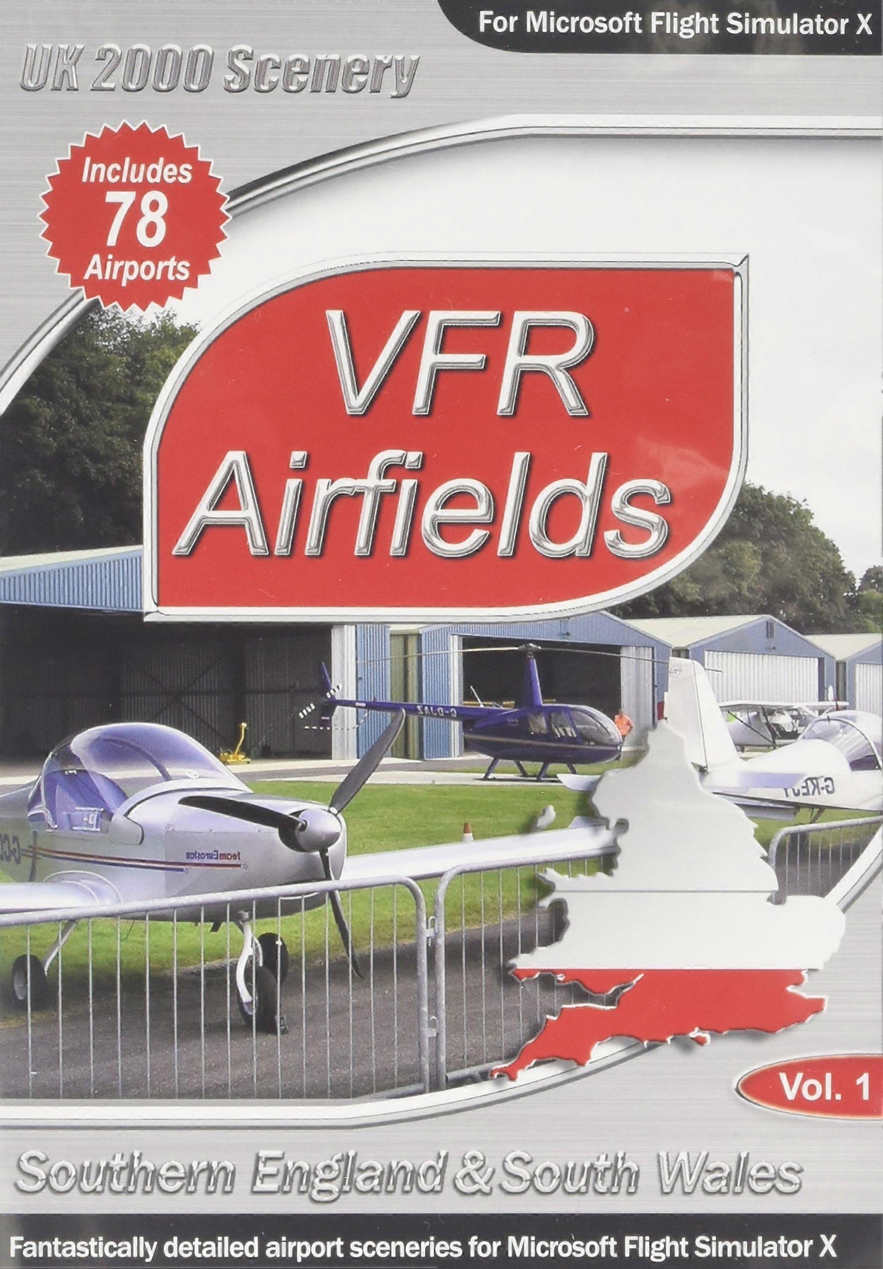 مطارات VFR المجلد 1 - جنوب إنجلترا وجنوب ويلز - FSX (PC CD) - جديد ومختوم