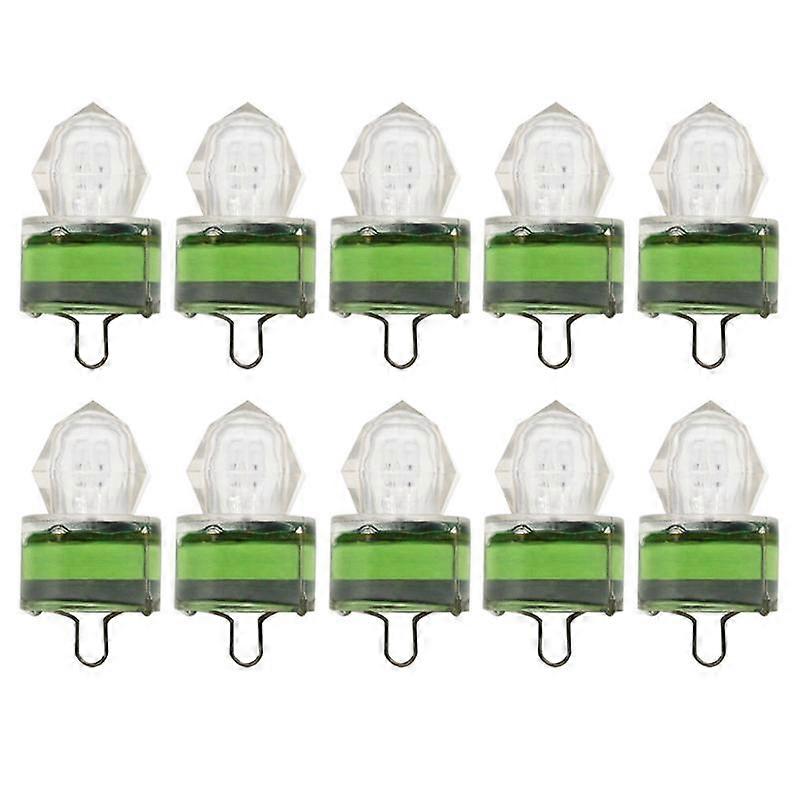 10Pcs Mini LED Waterproof Fishing Bait Light Squid Fishing Lures Bait Deep Drop Underwater Fish Lur