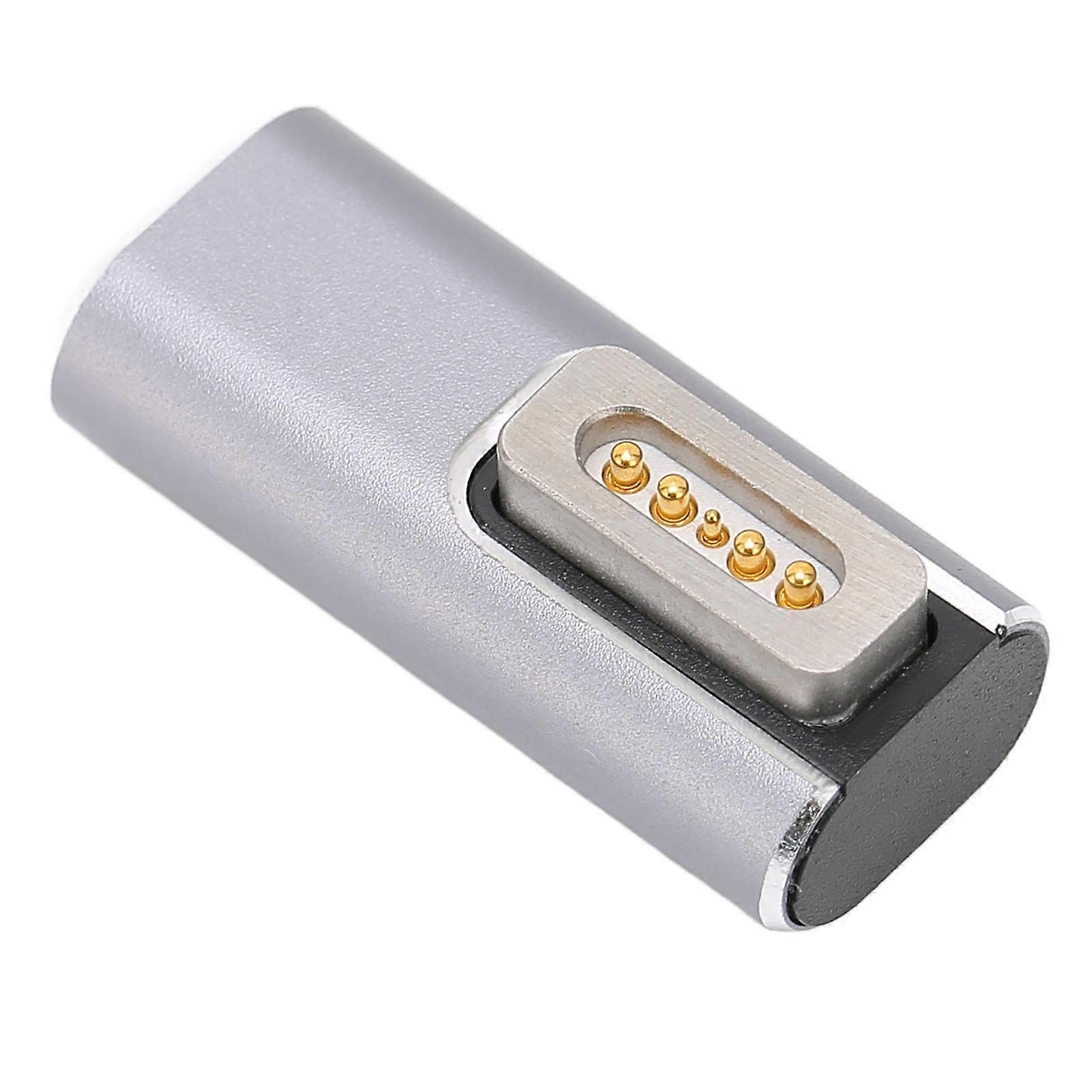 Type C to Magnetic Adapter L Tip PD Fast Charging Magnetic Suction Interface USB C to Magnetic Adapter for OS X Laptop Type C to Magnetic Adapter