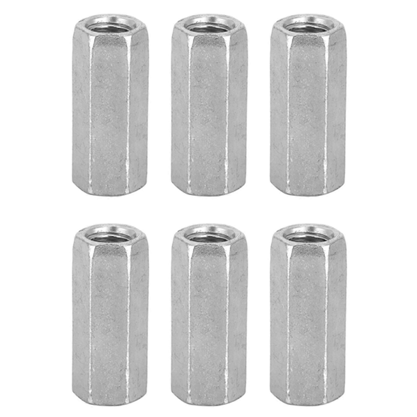 10pcs M8 Long Rod Nut Hex Hexagonal Sleeve Nut Standoff Threaded Fasteners (M8*30)