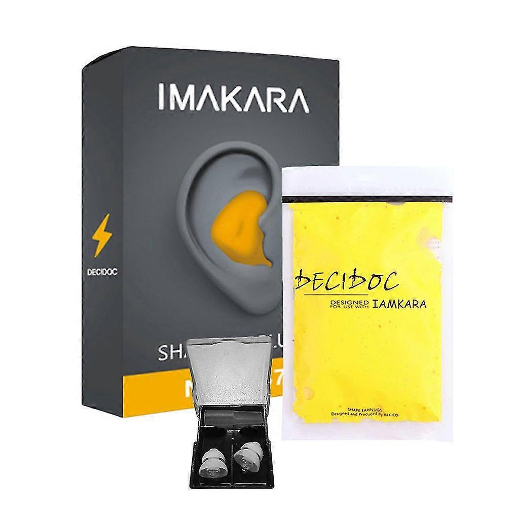 60pcs Set Shaped Earplug Moldable Anti-noise Soft Earbud Sleeping Protection