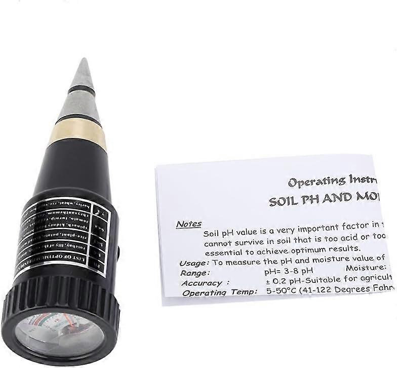 2 I 1 jord Ph meter, fugtsensor jord fugt sensor jord Ph testere Ph tester Digital jord Ph og fugt tester til landbrugsområdet