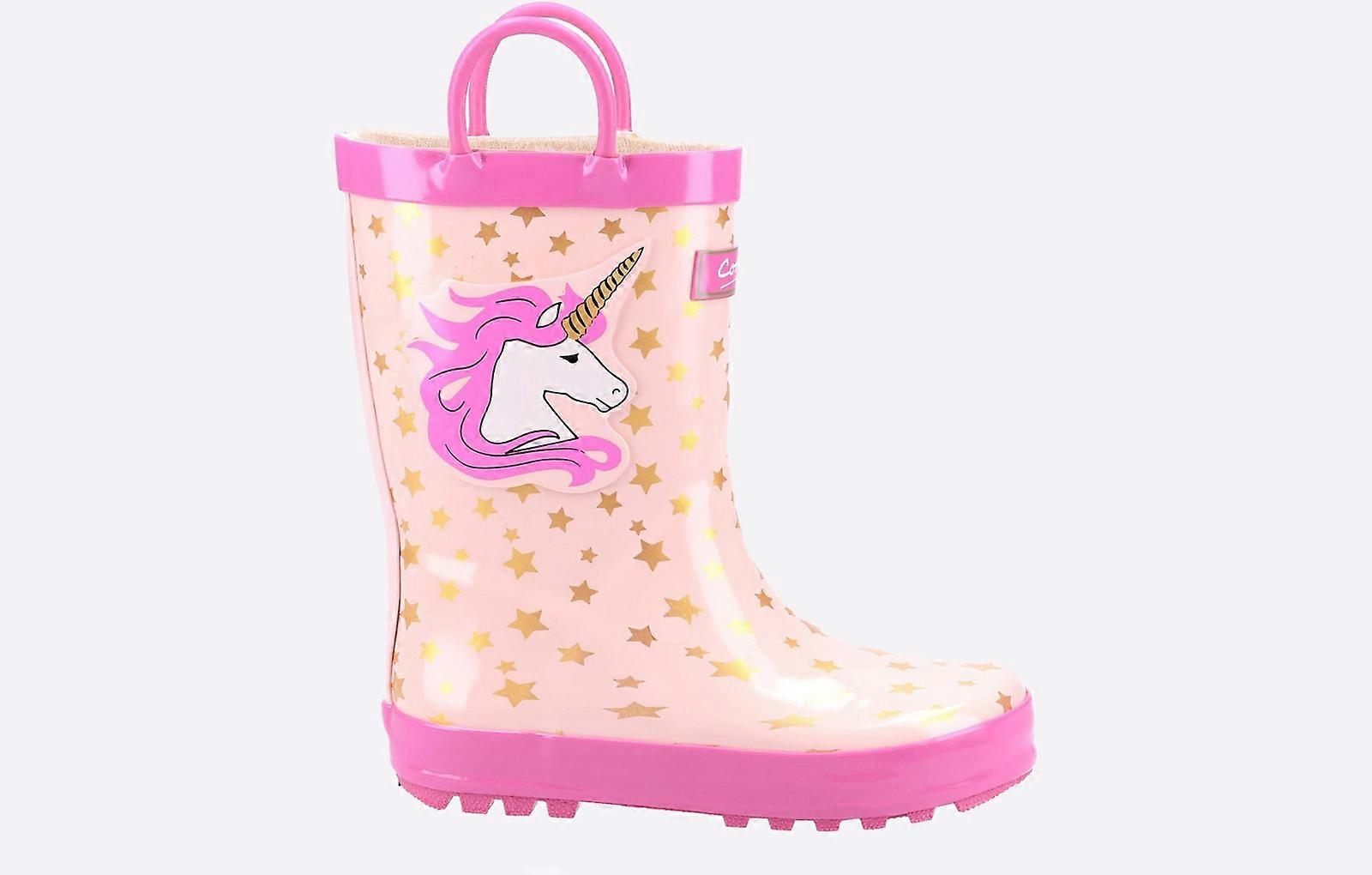 Cotswold Puddle WATERPROOF Wellington Junior Unicorn