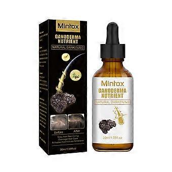 -Greying Hair Serum,  -Greying Hair Serum,  Hair Serum, Ganoderma Nutrient Natural Darkening, Thicker, Fuller, Healthier  30ml SZS1158