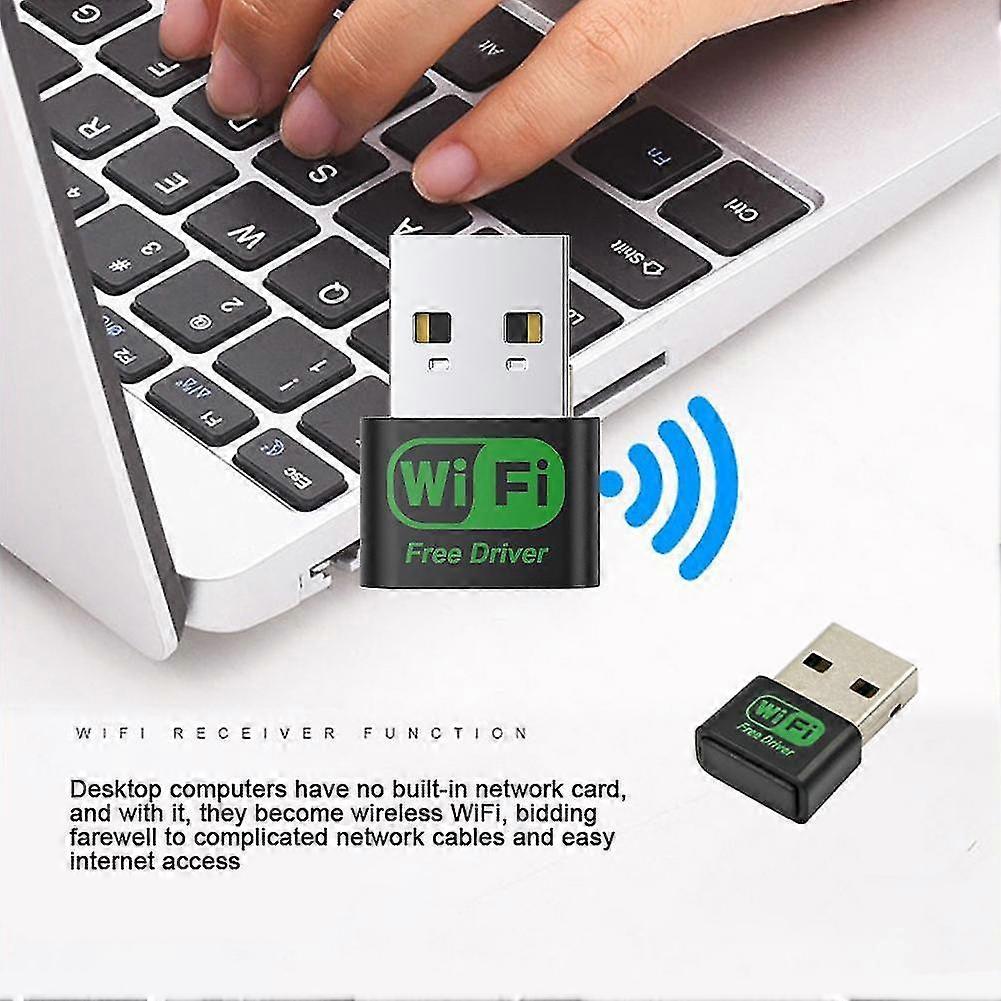 Mini USB Wifi Adapter WiFi trådløs adapter netværkskort 150Mbps Driver Gratis