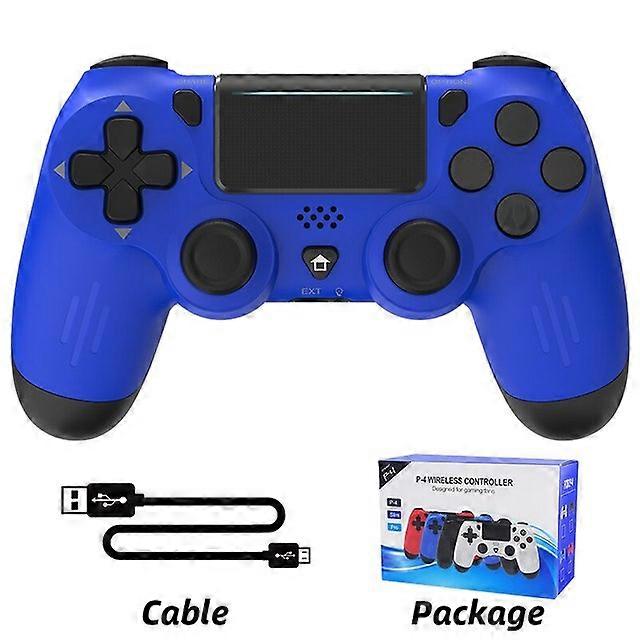 Bluetooth-Compatible Game Controller for PS4/Slim/Pro Wireless Gamepad For PC Dual Vibration Joystick For IOS/Android