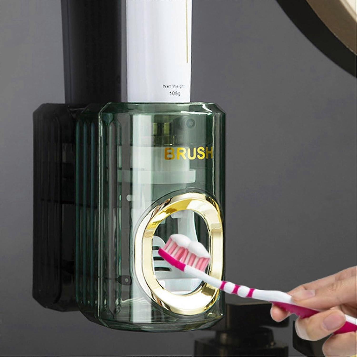 Toothbrush Holder Wall Mounted, Automatic Toothpaste Dispenser Toothpaste Holder Toothpaste Dispenser Wall Mounted Toothpaste Squeezer