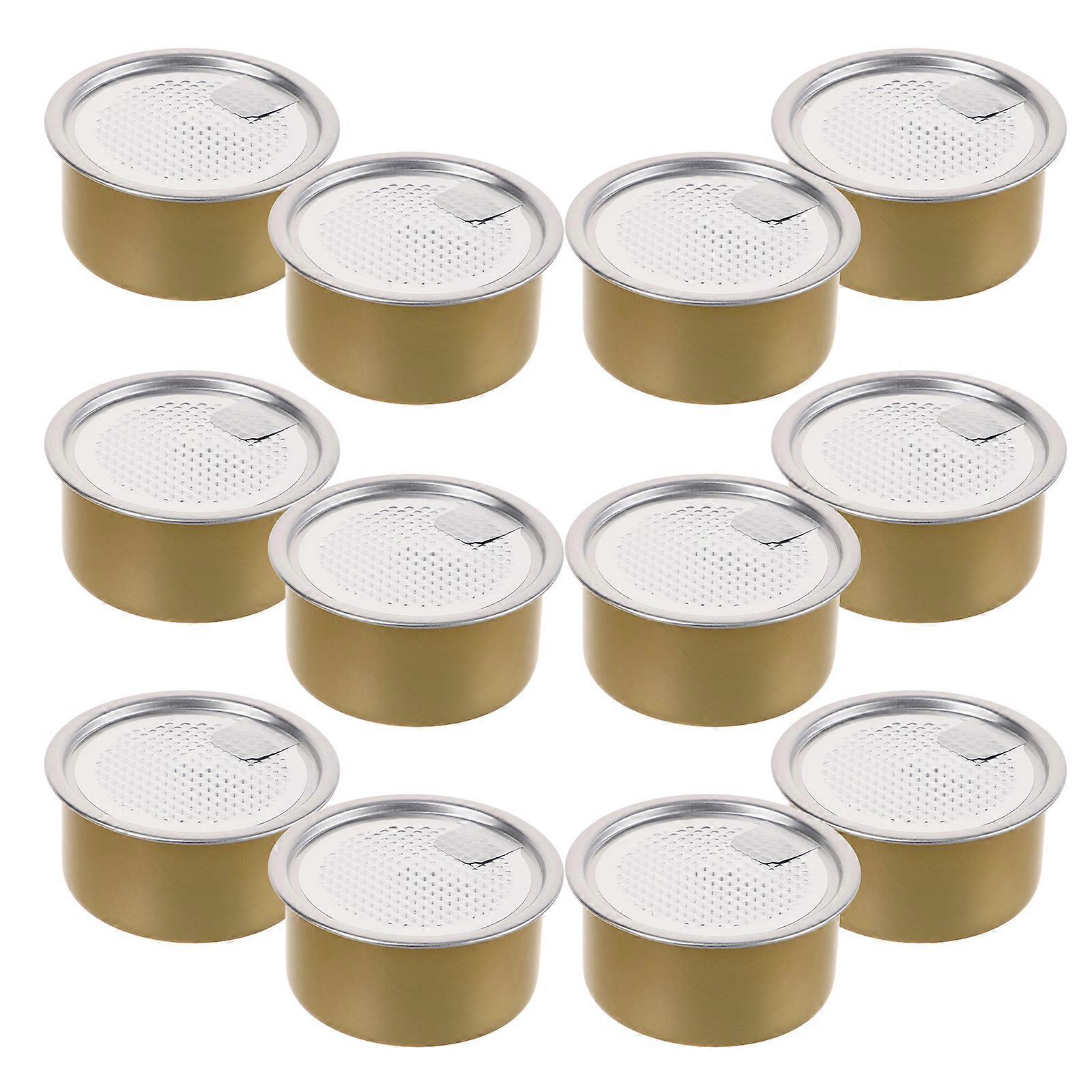 12pcs Empty Pet Food Can Snack Containers Pet Food Can Tin Empty Cat Food Container