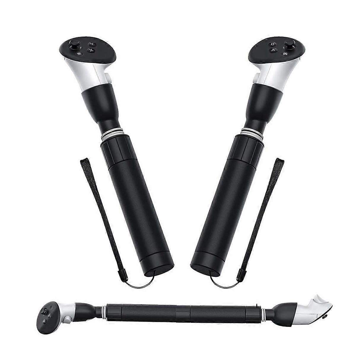 VR Extension Handle VR Game Controllers Handle Extension Pole Lightsaber Handles Extension Grips for 3S VR A