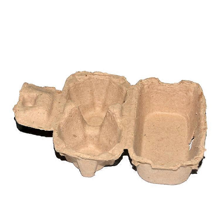25-Pack Natural Egg Boxes for Storage | Pulp Fiber Egg Tray Container