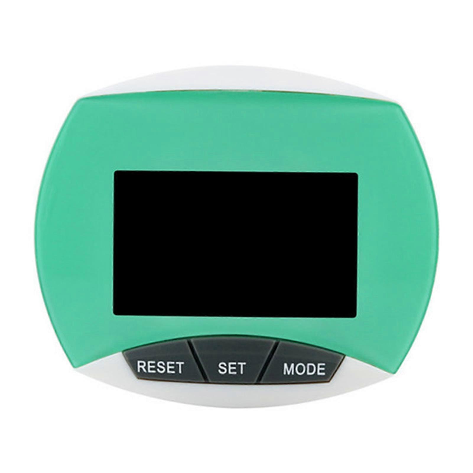 1 Set Digital Pedometer High Clearly Accurate Reading Sensitive Touch Button Electronic Large Screen Pedometer Running Use