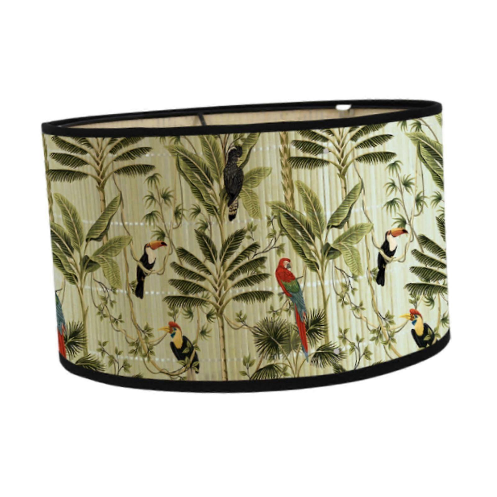 Bamboo Lamp Shade E27 Floor Light Rustic Table Lamp Cover for Dorm Hotel Bar style A