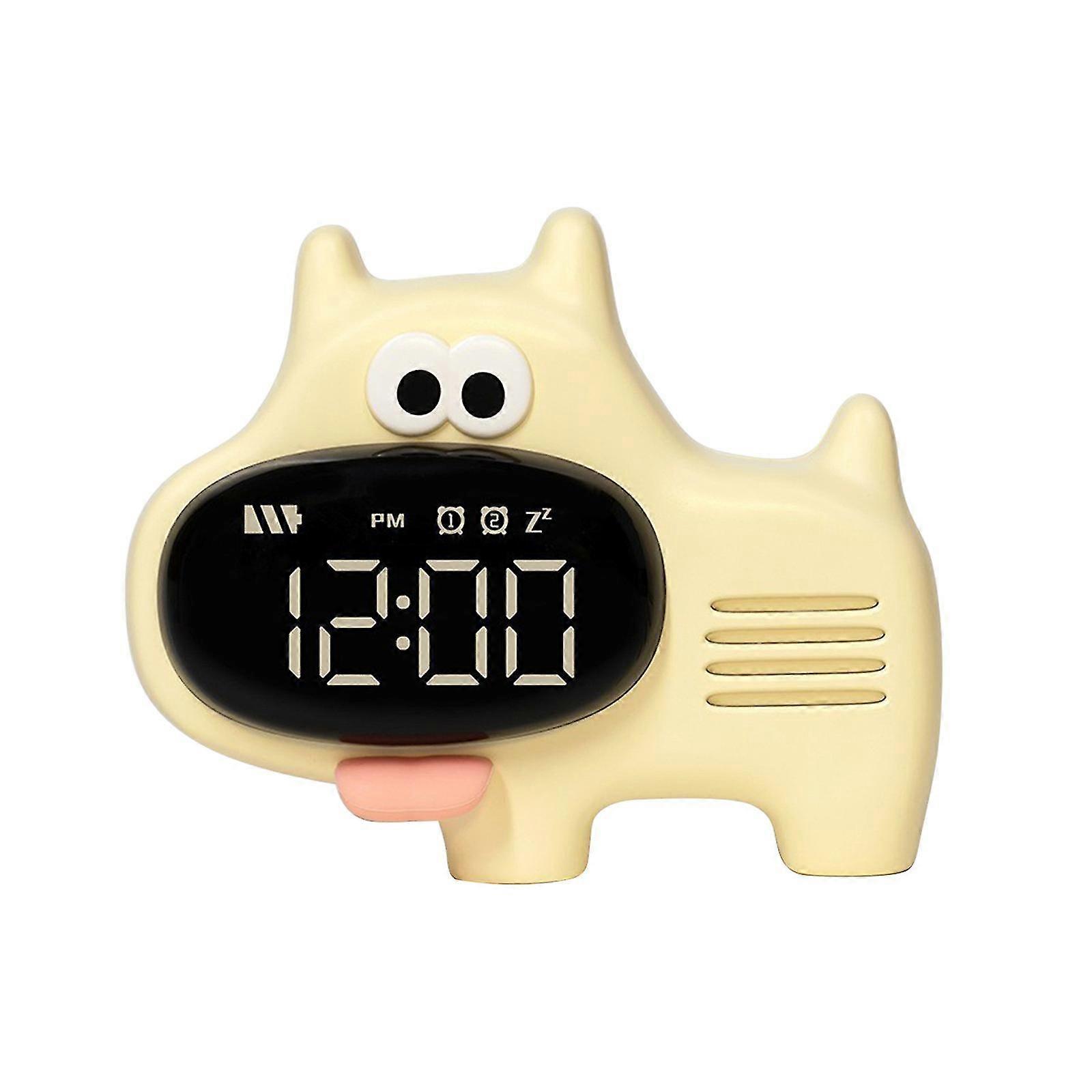 Digital Electronic Clock LED Display Electronic Clock Stereo Digital Display Snooze Alarm Clock 12/24H Switching Countdown Time Flye243191