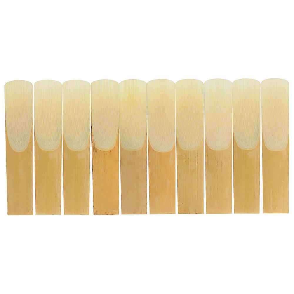 10-pack Pieces Strength 3.0 Bamboo Reeds for Bb Tenor Saxophone Sax Accessories