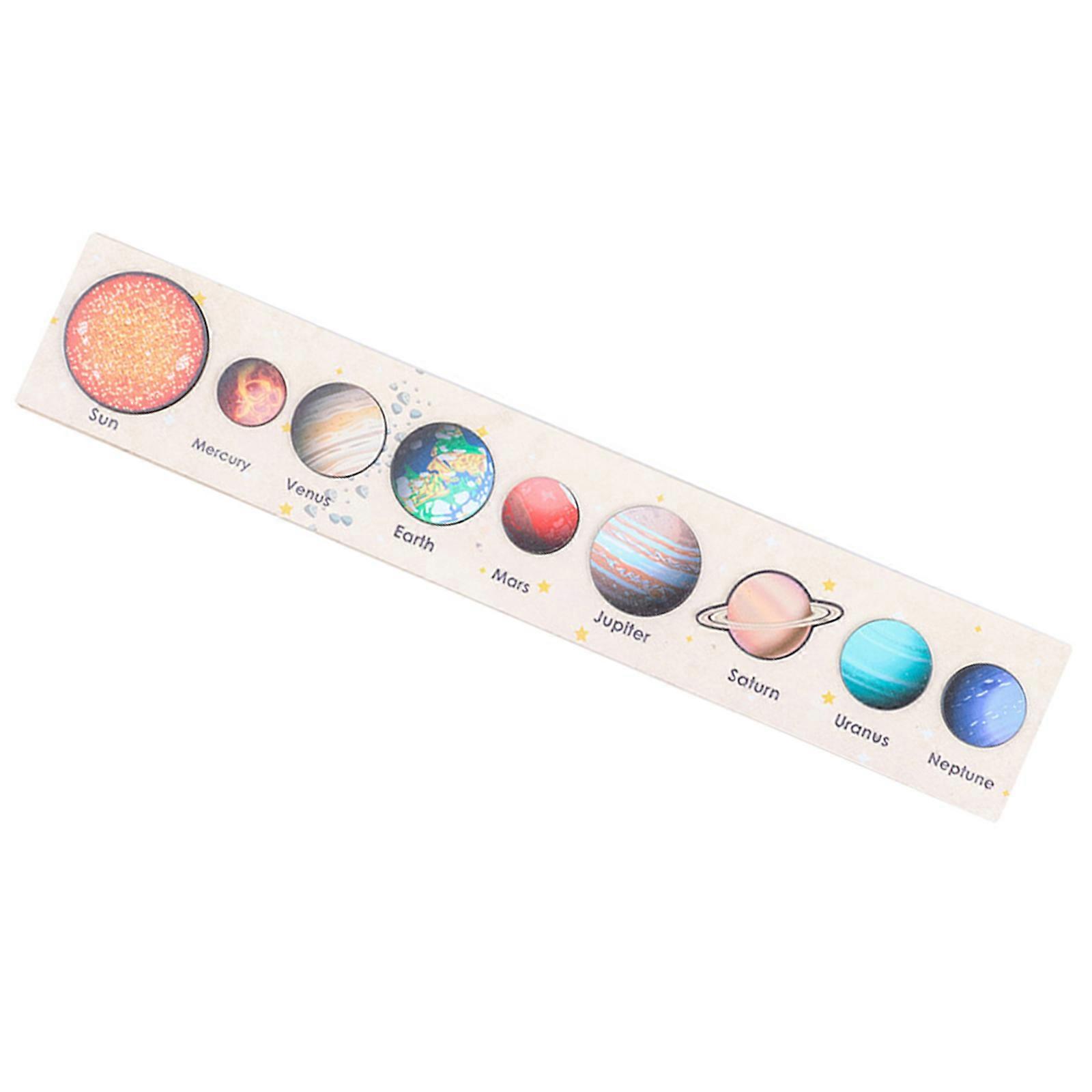 Eight Planets Puzzle Planetary Cognitive Matching Puzzle Educational Toy