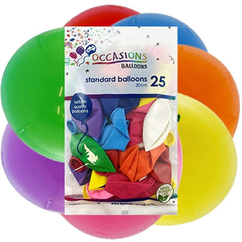 Alpen Standard Balloons 30cm (Pack of 25)