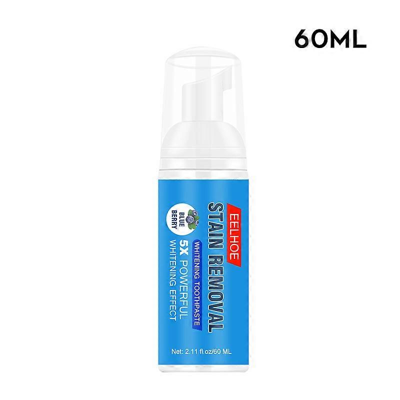 Fruits Flavor Foam Toothpaste Stain Removal Rich Teeth Cleansing Mousse Deeply Cleaning Gums Easy to Use 60ml New