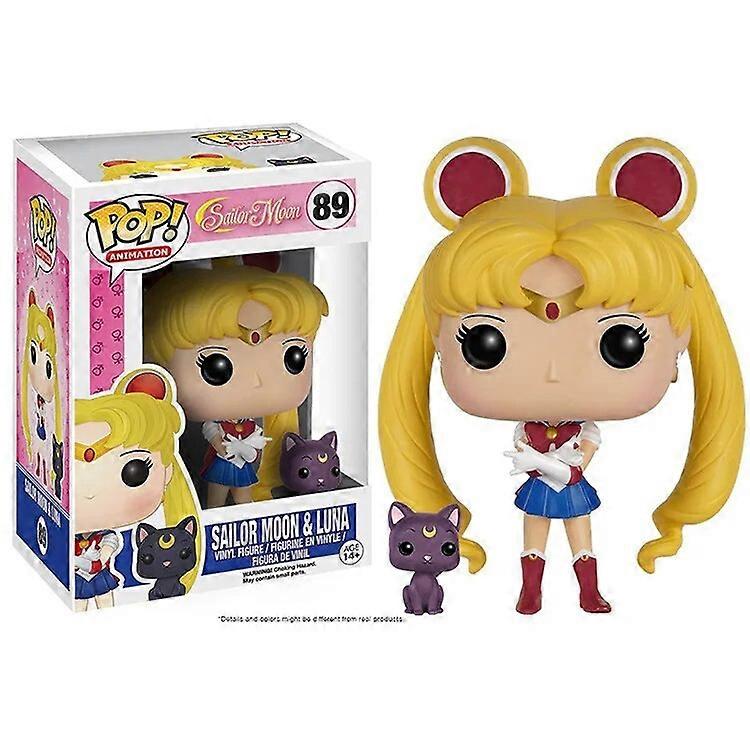 Sailor Moon Luna 89# Chibiusa Meiou Setsuna Kaiou Michiru Uranus Sailor Saturn Chibi Moon Model Figure Collection Model Toy Gift