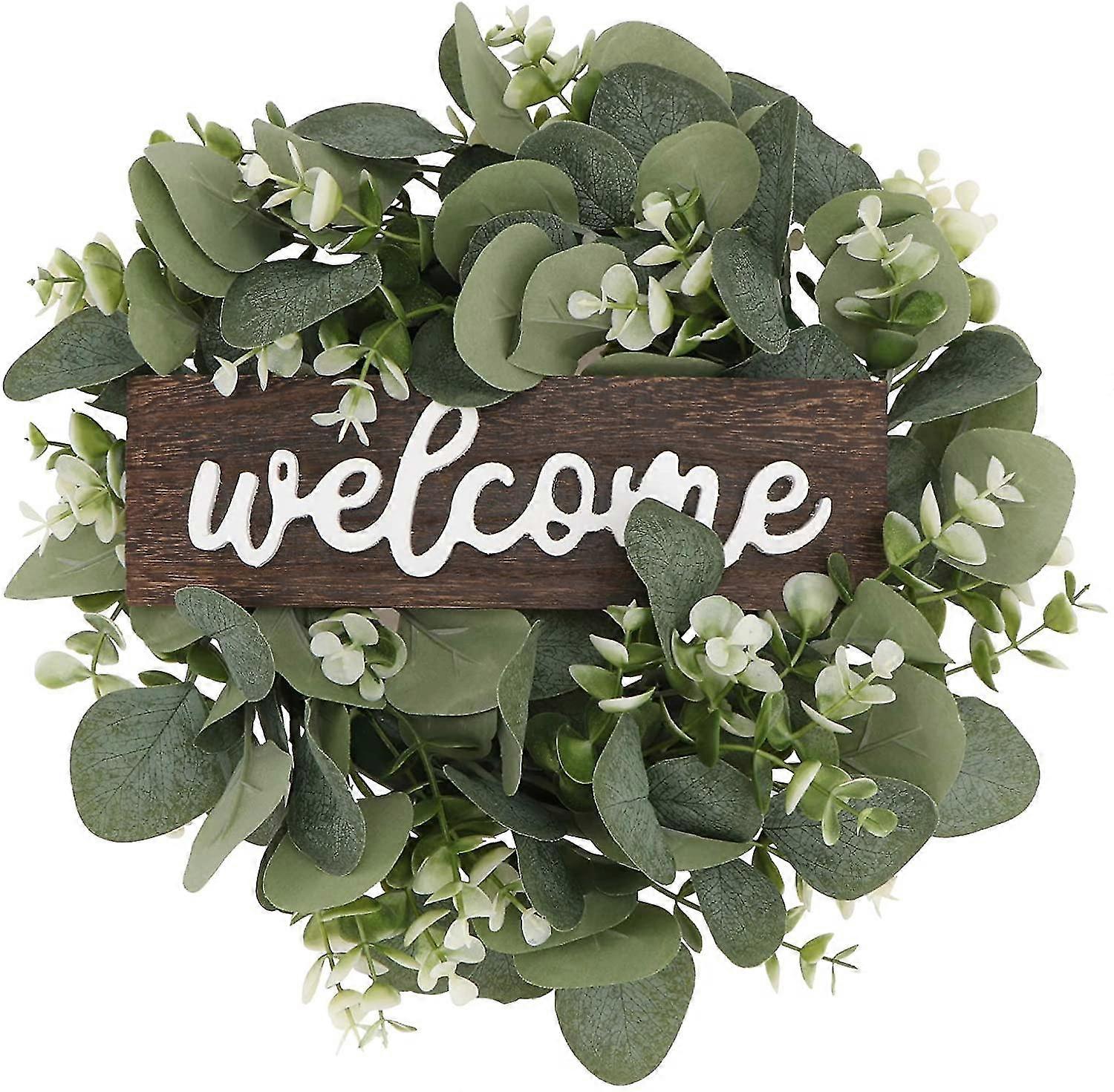 Eucalyptus Wreath Welcome Sign