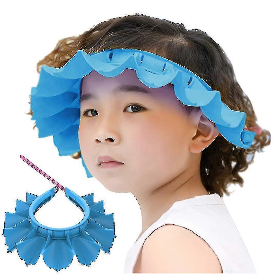 baby Silicone Shower Cap Bathing Hat, Adjustable Shower Cap For Kids