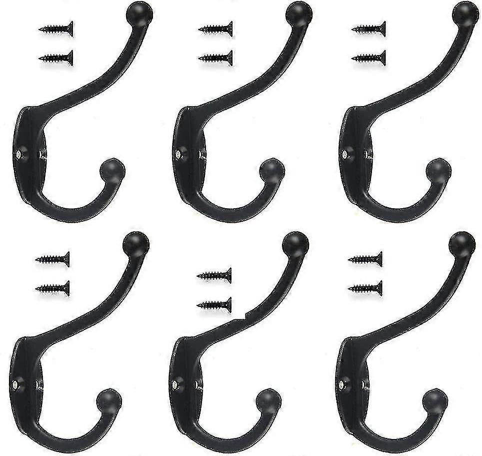 Antique Hooks 6 Pieces Retro Coat Hooks