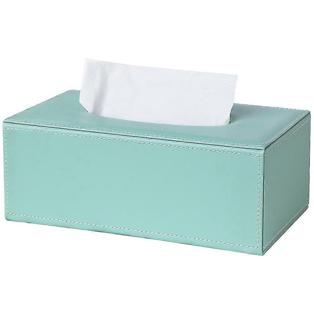 Rectangular Leather Tissue Box