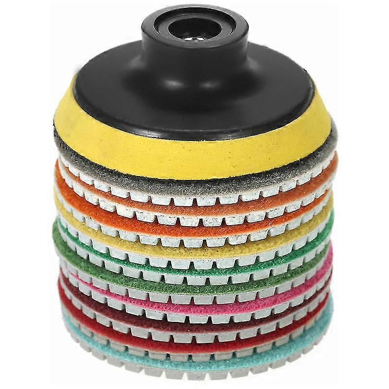 Diamond Wet Polishing Disc Grinding Disc, 3", 10pcs