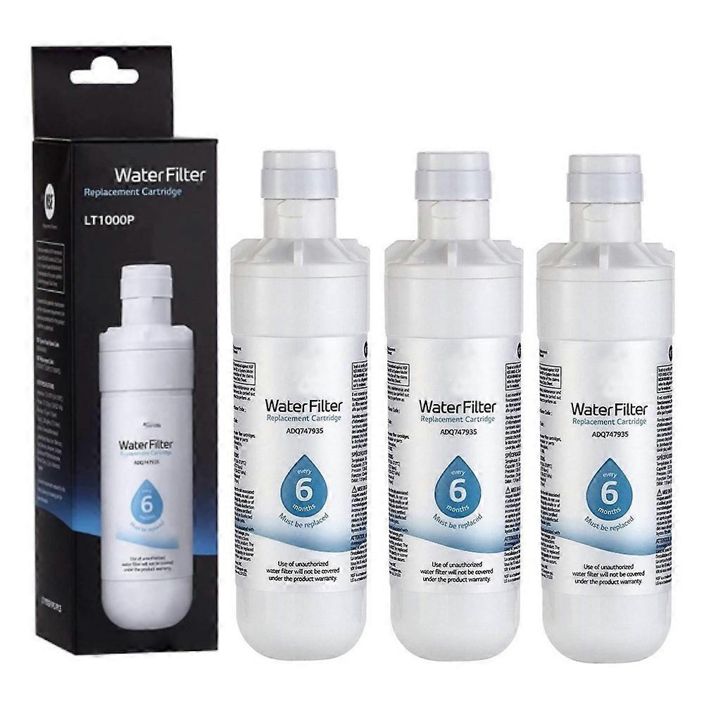 3PACK Replace For LT1000P Refrigerators parts Water Filter For ADQ747935