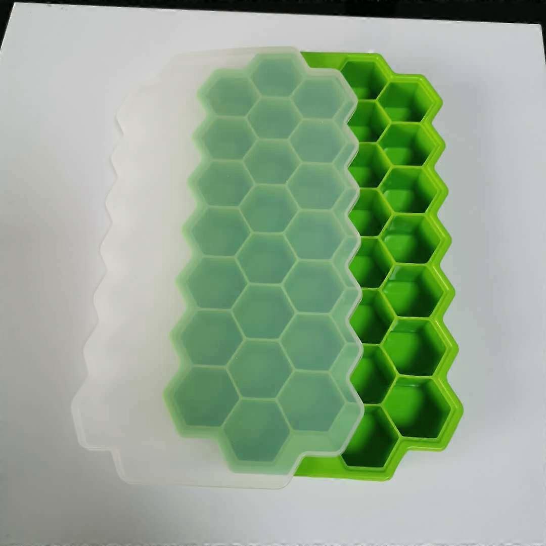 Ice Mould Silicone Diy Pudding Jelly Cube Tray 37 Grids Honeycomb Ice Maker