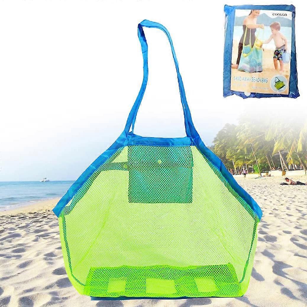Mesh Beach Toy Bag Sand Toy Children's Beach Net Bag Portable Quick Storage Bag For Collecting