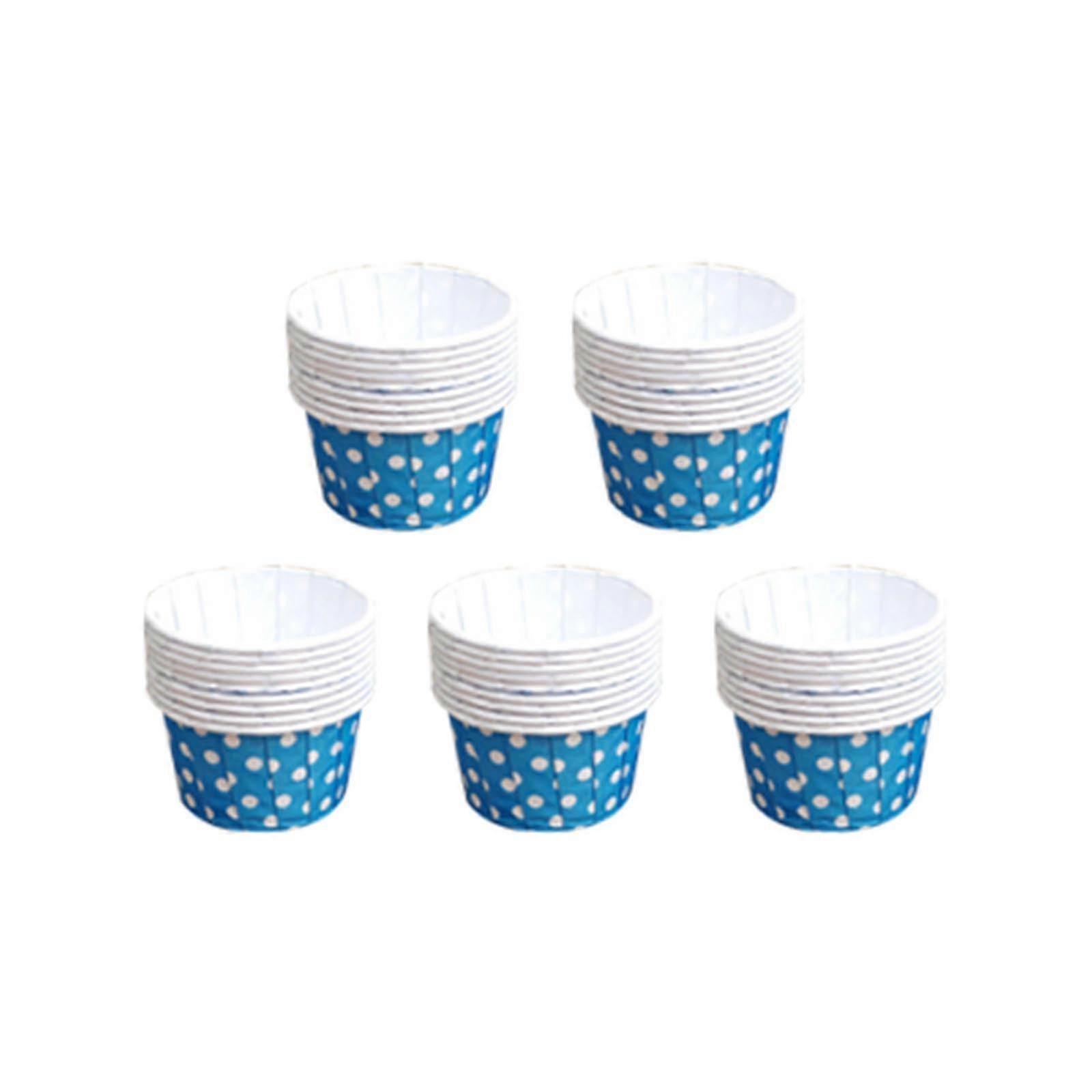 Large Flanged Cake Cups Multicolor Baking Desserts High Temperature Cake Cups