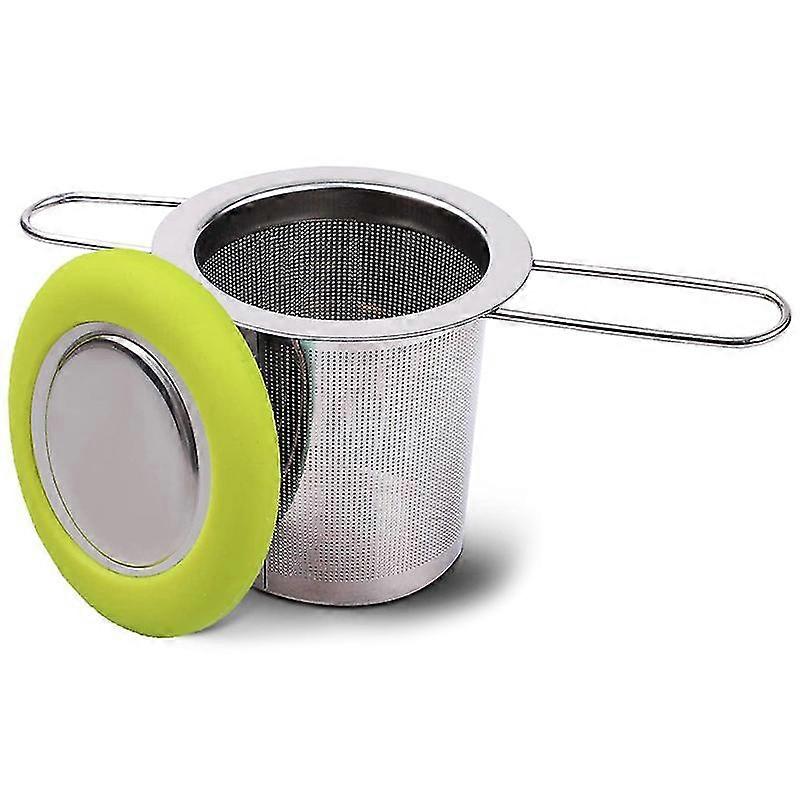 Tea Infuser Stainless Steel Tea Strainer Folding Handle Tea Filter Extra Fine Mesh Strainer Brewing