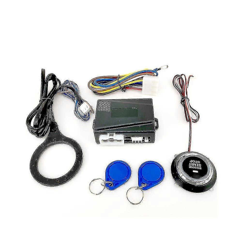 Car One-key Start Ignition Engine Start Alarm System Push Button Remote Starter
