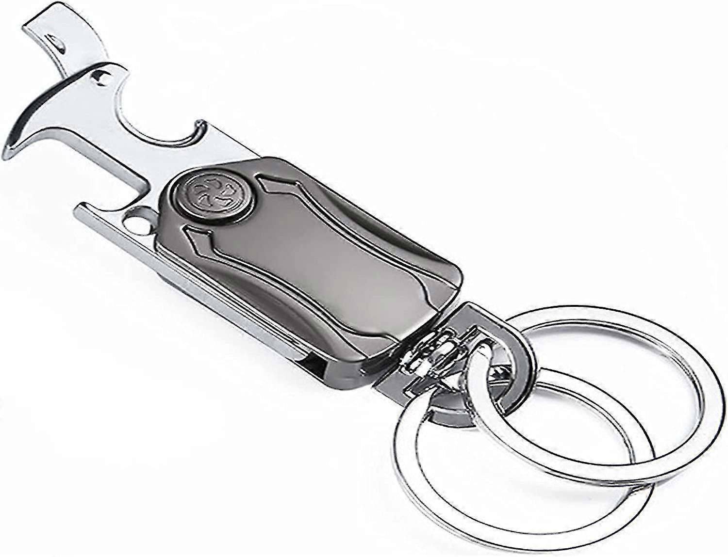 Keyring,keyring Keychain,bottle Opener Keyring,fingertip Gyro, Mobile Phone Holder,secure Key Attachment To Bag, Purse & Belt - Easy Access To Keys.(b