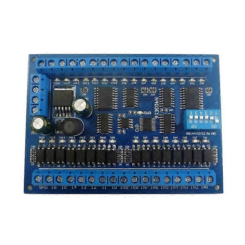 16 Input 16 Output RS485 Remote Control Board PLC IO Expansion Module