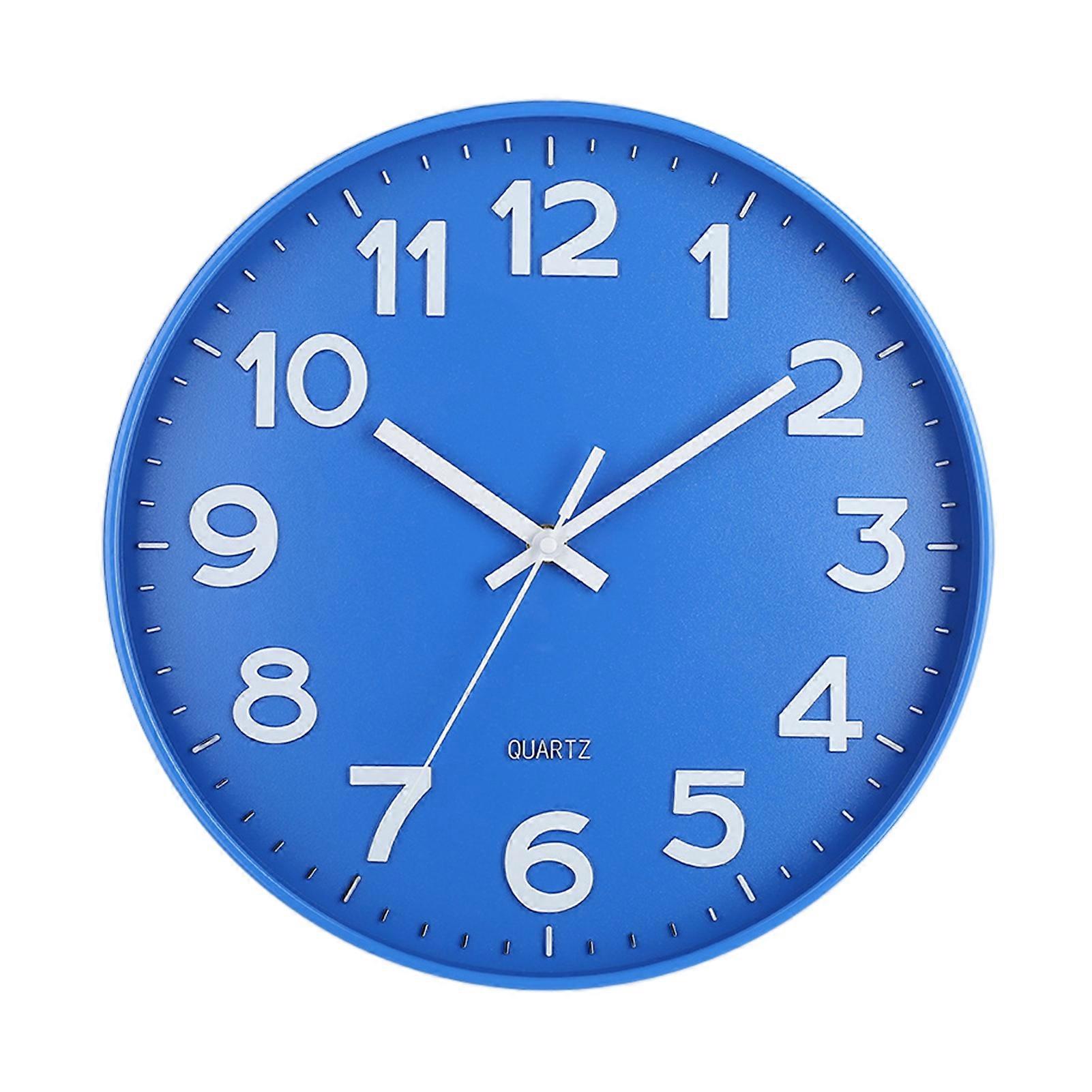 12-Inch Wall Clock High-precision Battery Operated Easy-to-Read Silent Non-Ticking Quartz Clock Wall Art Decoration KAESI