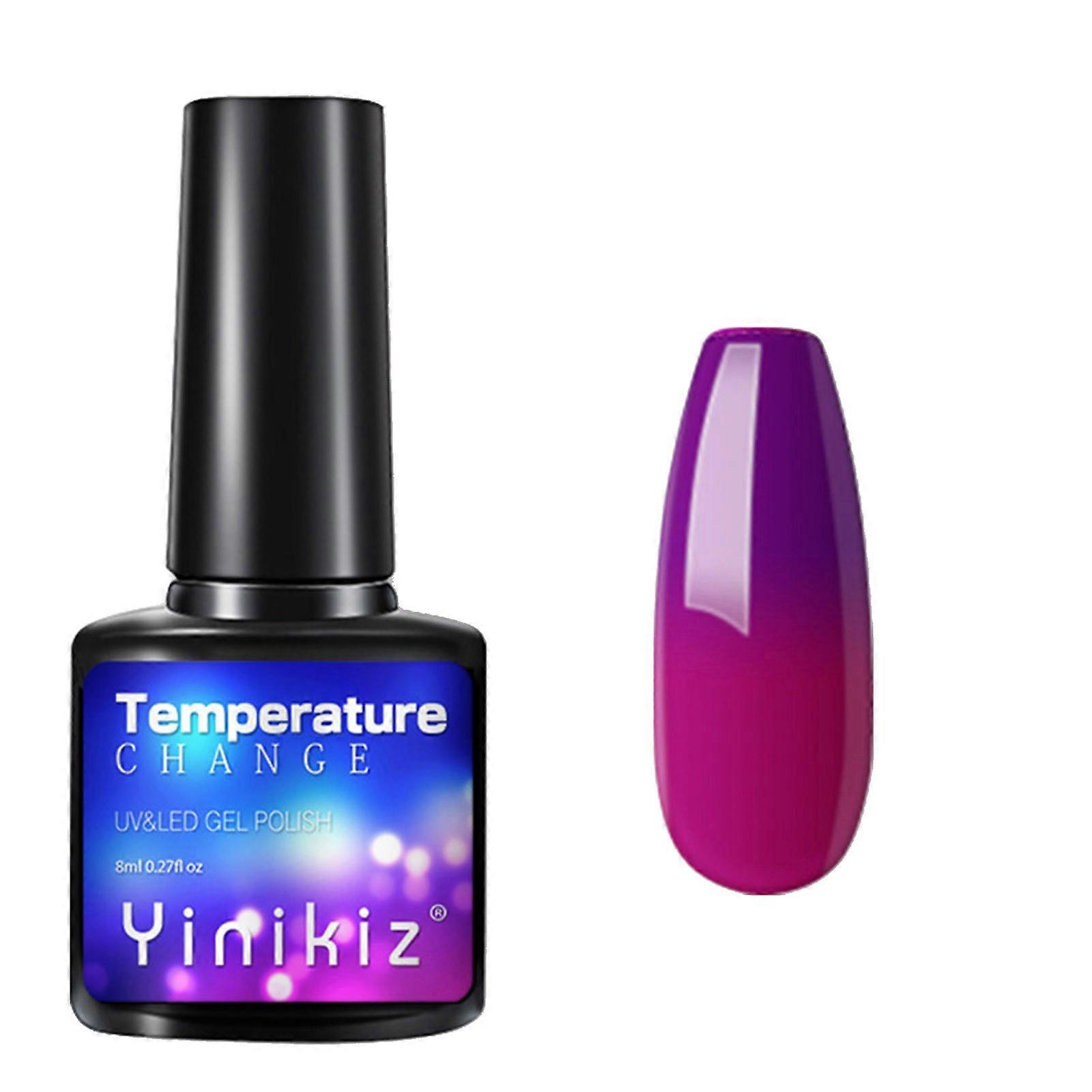 Temperature Change Nail Glue Gradient Phototherapy Nail Polish Glue Tool 10ml
