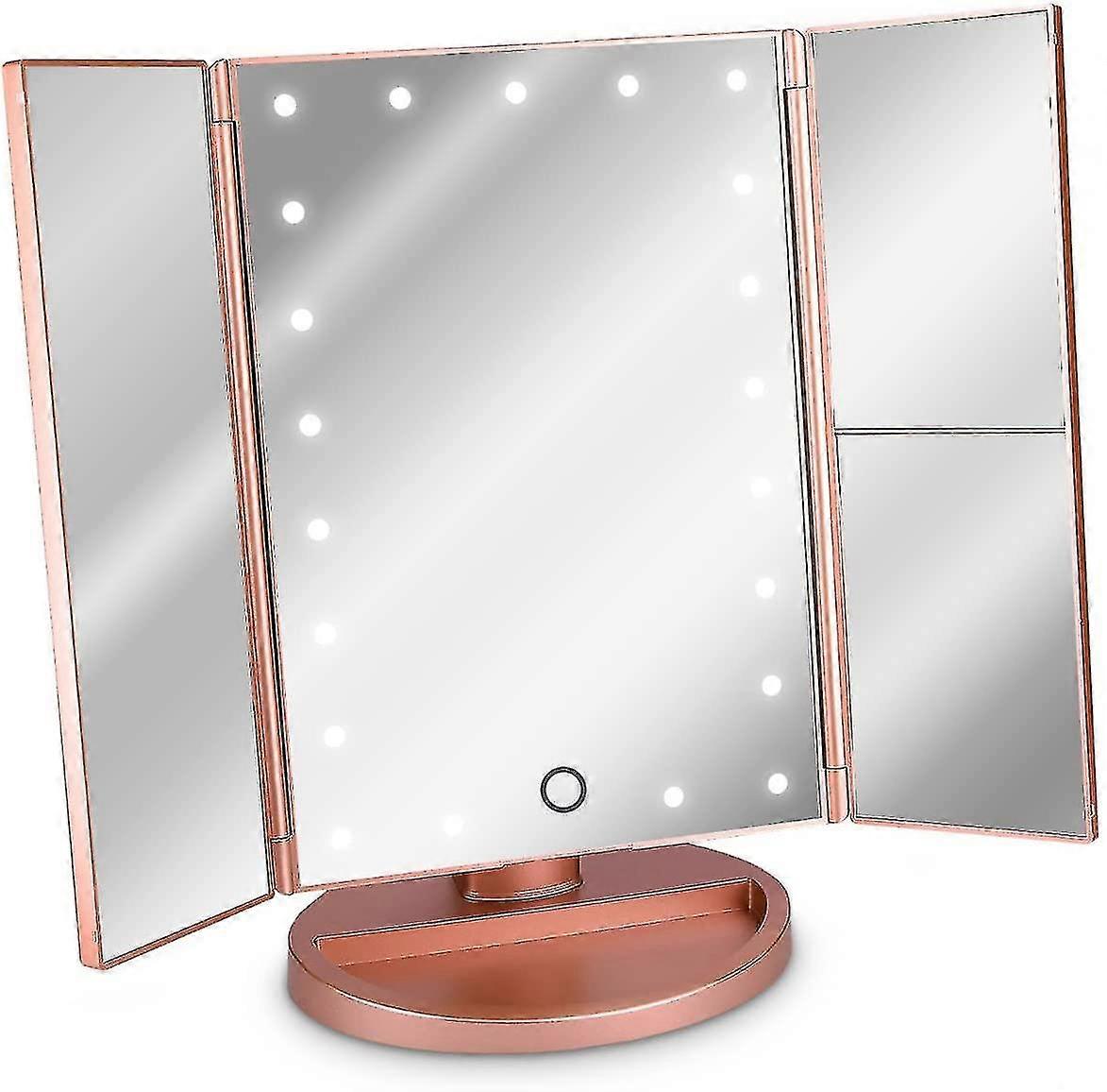 Led Cosmetic Mirror Folding Standing Mirror G