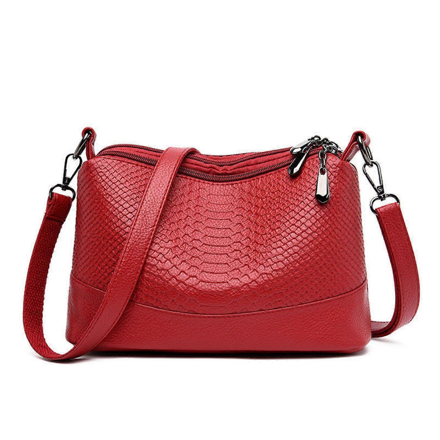 red Elegant Handbag Ladies