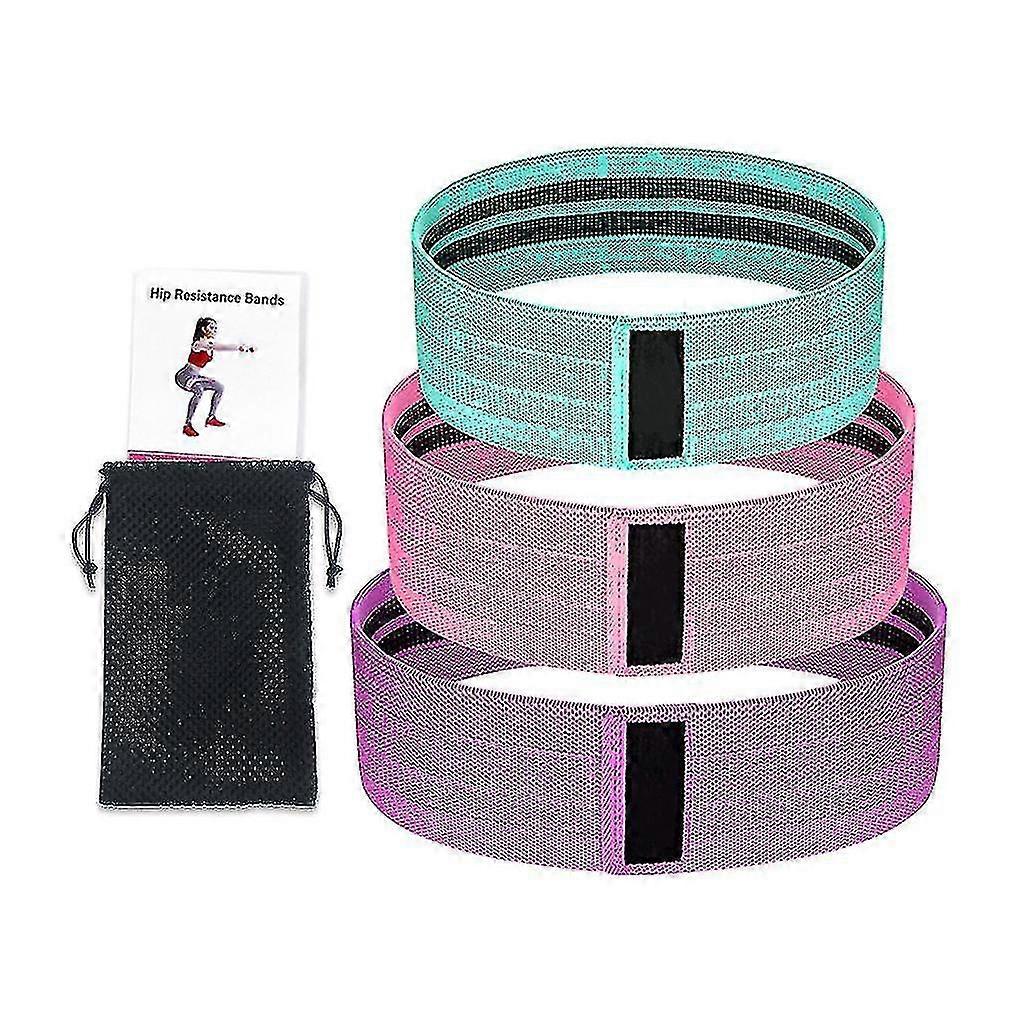 Resistance Bands Set Legs Butt Exercise Bands With Instruction Guide