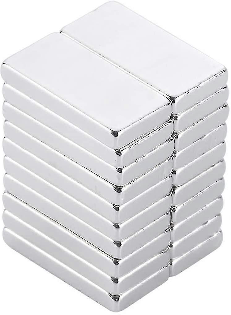 20pcs Super Strong Block Cuboids Powerful Rare Earth N35 Neodymium Magnet Fridge