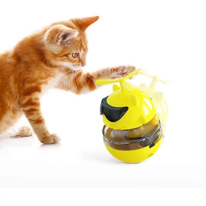 MIMIGO Cat Laser Toy Automatic, Cat Toys for Indoor Cats(with Laser/Food Dispensing/Tumbler/Turntable Ball) Interactive Toy for Kitten/Dogs-USB Chargi