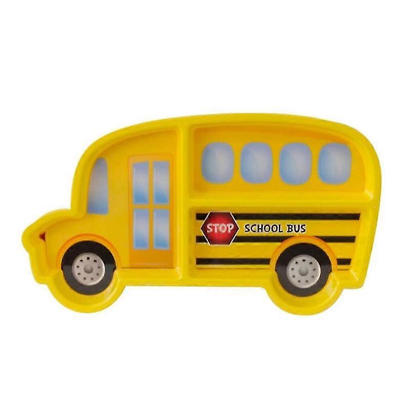 Kinderteller mit Besteck - Kinderteller - Schulbus [JKW]