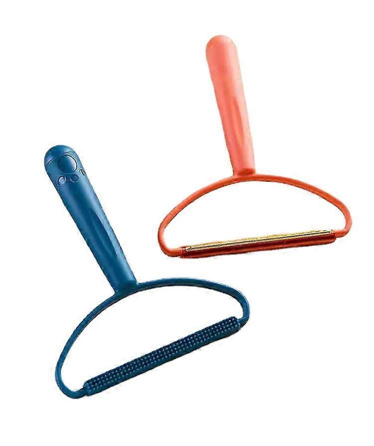 2pcs Portable Lint Remover Roller Remover Lint Cleaner Manual Brush Tool
