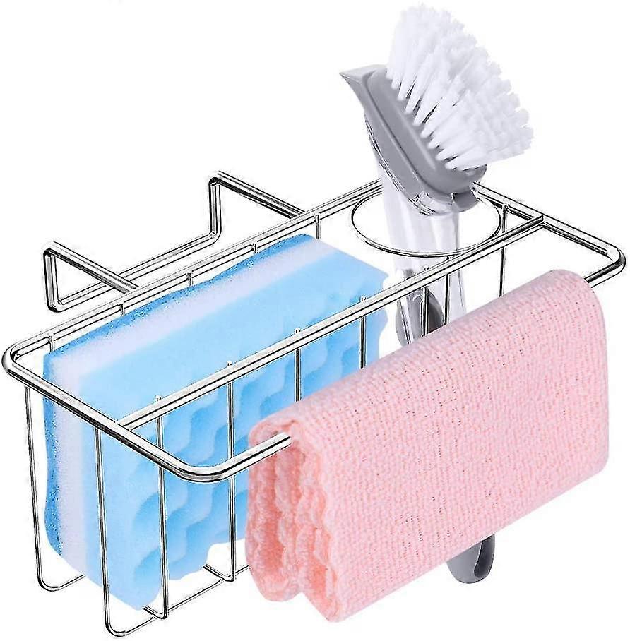 Sink Caddy With Strong Suction Cups, Small Sponge Holder