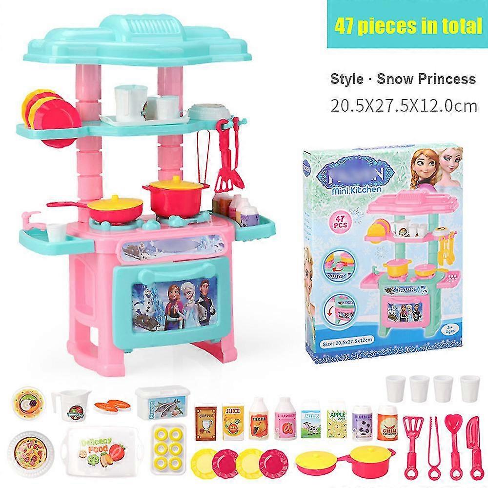 بيلوني الكرتون مطبخ صغير مجموعة لعبة طفل لعب ألعاب الطبخ