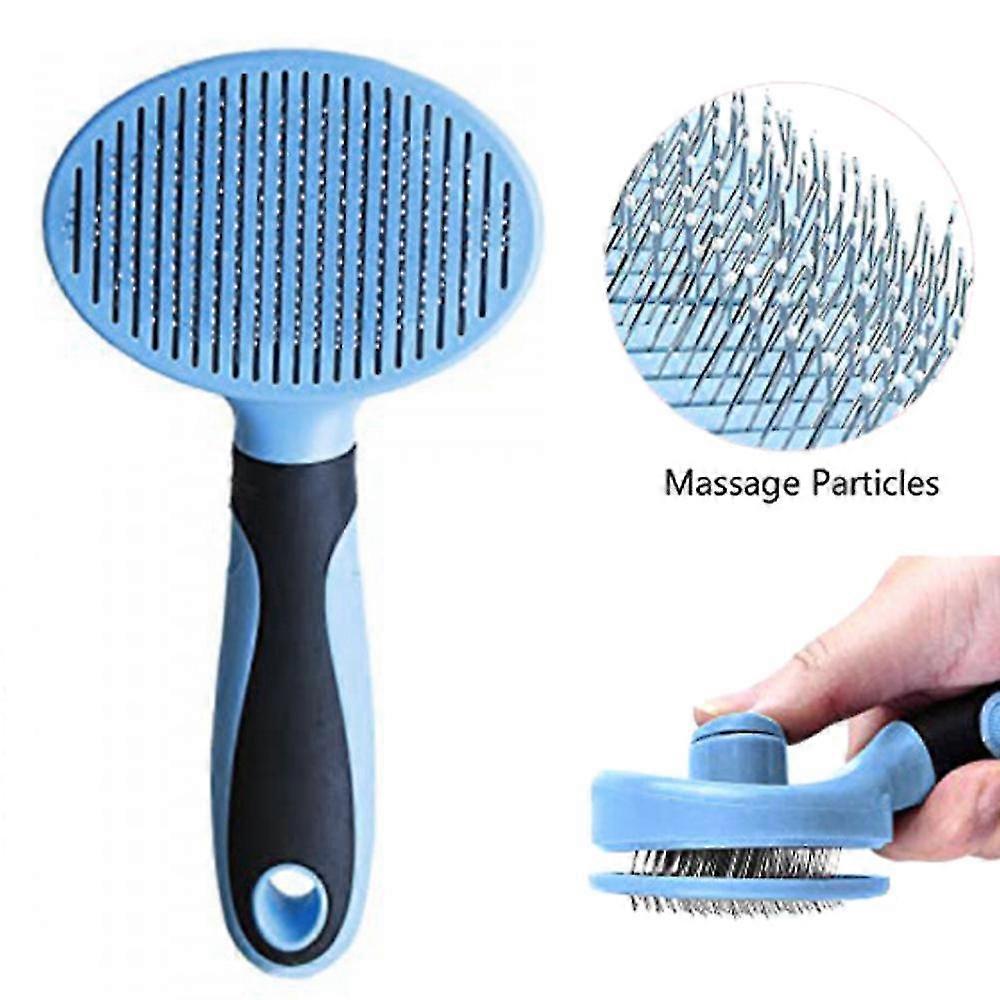Pet Soft Brush Grooming Tool Pet Massage Cleaning Slicker Brush